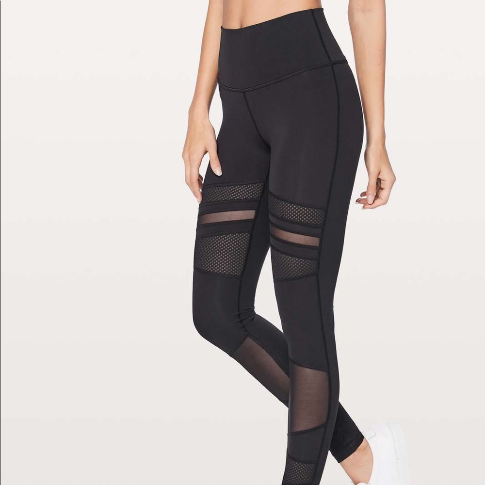 lululemon athletica Mix and Mesh Wunder Under Leggings